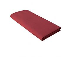 Treb Horecalinnen, Tableclothes Couleur Collection Nappe Plus 8Â Serviettes de Table, Bordeaux, 132Â x 230Â cm/51Â x 51Â cm