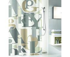 Kleine Wolke Textilgesellschaft Rideau de Douche, Fibres Synthétiques, Nature, 200x180 cm