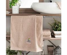 douceur dinterieur Mineral SERVIETTE DE TOILETTE, Taupe, 50 x 90 CM