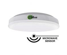 G.W.S Plafonnier LED Blanc