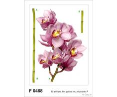 AG f 0468 autkleber Mural Design Autocollants en Forme de Fleurs