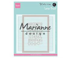 Marianne Design Tampons Transparents, Don et Daisy, Tableau Ã Lettres supplÃ©mentaire, pour Loisirs CrÃ©atifs demboutissage et ScellÃ©, en Plastique, Blanc, small