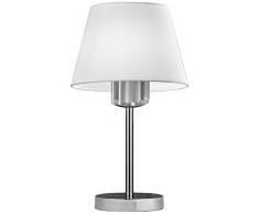 Valan Lampe de bureau E27, 60 W, chromé, 30 x 30 x 23 CM