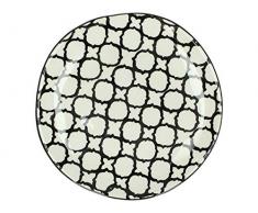 J. Kersten BV Plat de Service en cÃ©ramique Noir 15,5 x 15,5 x 1,5 cm