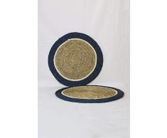 Set de Table Gone Rural, Bleu Sarcelle, 32 x 32 x 1 cm