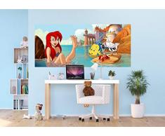 AG Design ftdh 0663Â Arielle Disney Princess Princesse Papier Papier Peint Photo pour Chambre denfant Multicolore, 202Â x 90Â cm