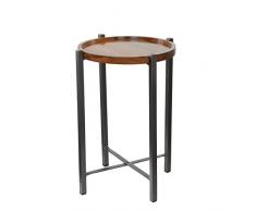 Casa Vivante rapale Table, Bois, Marron, 40Â x 40Â x 55Â cm
