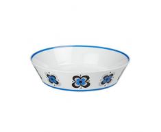 Fairmont Main & 1 piÃ¨ce en Porcelaine vitrifiÃ©e Motif, Stockholm Bol pour pÃ¢tes Bleu