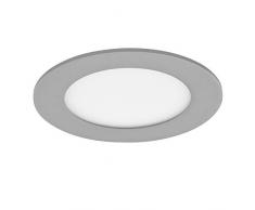 CristalRecord 02-007-18-181 - Spot downlight, LED extra-plat, rond, 20 W, lumière neutre, 4000° K, couleur grise
