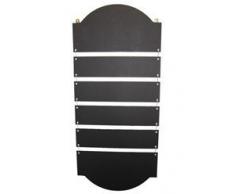 Chalkboards UK Escabeau Suspendu 4 Panneaux en Bois Noir 75 x 42 x 0,06 cm