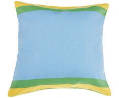 Fouta FutÃ©e Housse de Coussin carrÃ©e en Tissage fouta Coton, Multicolore, 40x40 cm