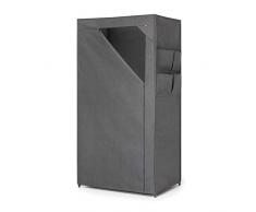 Rayen Armoire Basic, Tissu, Gris, 79 x 155 x 54 cm