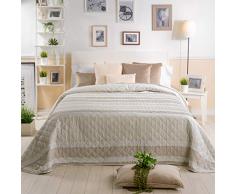 Sancarlos Couvre-lit boutis 250X270, CAMA 150 CrÃ¨me