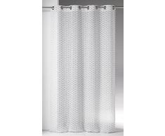 Homemaison 806461 Voilage Motif Cube Etamine/Polyester Ivoire 1 x 135 cm