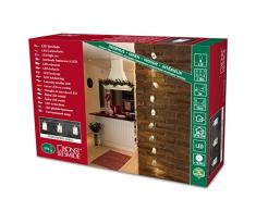 Konstsmide 2774-103 Guirlande Déco + 10 LED Blanc Chaud + Câble Transparent 24 V
