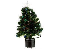 AUTOUR DE MINUIT 5SAF152MC Sapin Memphis Fibre Optique 40 LED, Plastique, Multicolore