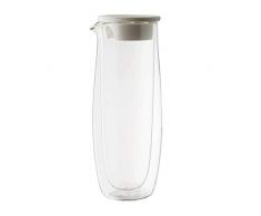 Villeroy & Boch Artesano Hot & Cold Carafe en verre avec couvercle, 1 l, Verre borosilicate, Transparent