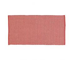 FERIDRAS reconnaissante Tapis, Coton, Rouge, 50Â x 90Â x 62Â cm