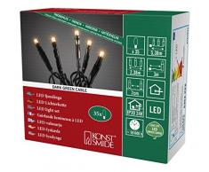 Konstsmide 6352-820 Guirlande Lumineuse à Micro LED, Plastique, 2 W, Or