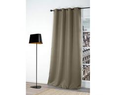 FENETRE SUR COUR Rideau Occultant 230G, Beige, Taille 140x180