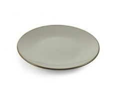 Villa DEste Home Tivoli 2195295 Royal Passion Lot de 6 assiettes Ã dessert en grÃ¨s Gris clair