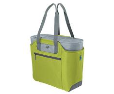 ALFI 0007.020.813Â Isobag L Sac Isotherme 2Â piÃ¨ces et Sac de Courses en Polyester, Vert, 0