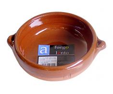 A Fuego Lento A Mijoteuse Sauteuse tapeo bombée Four, Argile, Miel, 13.5 cm