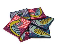 Images dorient COA-993286 Birds of Paradise Combo Dessous de Verre