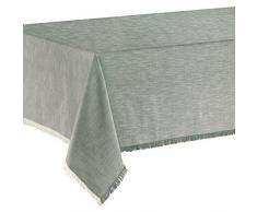 Winkler - Nappe - Nappe carrÃ©e - Nappe 100% Coton - Nappe entretien facile - Nappe antitache - Nappe table salon - 170 x 170 - Mousse Vert - Jet