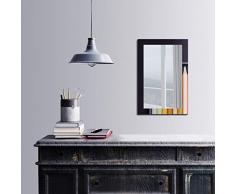 Bonamaison Décoration Murale Impression sur Miroir Encadré sur Toile, Dimensions: 40 x 60 Cm - Conçu et fabriqué en Turquie