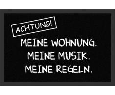 Empire Merchandising 623607 Attention ma Maison, paillasson - 60 x 40 cm-matÃ©riau: polypropylÃ¨ne