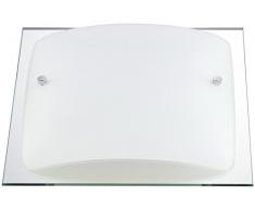 interfan plafonnier, verre blanc