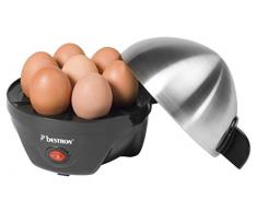 Bestron Cuiseur Ã Åufs avec Verre Doseur et Perce-Åuf, 1-7 Åufs, Breakfast Club, 350 Watt, Noir
