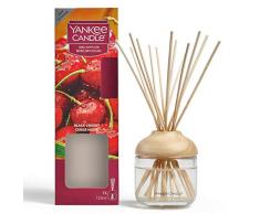 Yankee Candle Brins Diffuseurs, Cerise Griotte, 120 ml, Jusquà 10 Semaines de Parfum