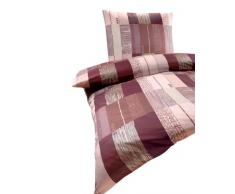 Janine Design 3944/01 Capri Parure de lit en Satin de Coton mako avec Housse de Couette 135 x 200 et 80 x 80 cm