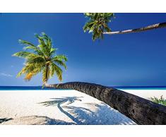 Papier Peint poster panoramique PALM BEACH 4 x 2,70 m | DÃ©co et photo murale XXL QualitÃ© HD Scenolia