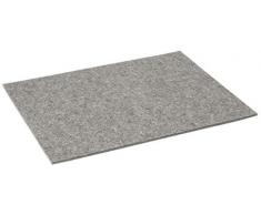 Hey-Sign 07 Set de Table en Laine Vierge Gris Clair 45 x 35 x 0,5 cm