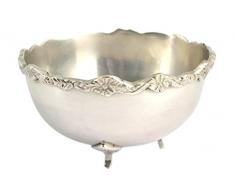 H&H Sheffield Coupelle Diamètre 11 cm, Laiton, Argent