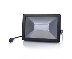 Projecteur LED Smartwares FL1-B50B â Extra plat â 50 W â 3 250 lumens â Plug & Play