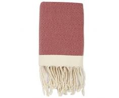 Moorish Idol - Fouta Losange- 100cm x 200cm- 275 g/m2- Rouge