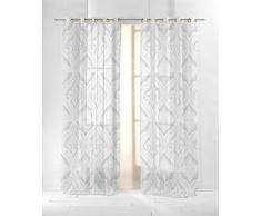 Martina Home Calypso Rideau avec Oeillets, Tissu, Gris, 29Â x 2Â x 38Â cm