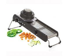 Progressive PL8-1055ML Mandoline Rondelle, Plastique, Noir, 40 x 15 x 15 cm