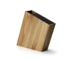 Continenta C4151 Bloc Ã couteaux avec insert flexible et porte-ustensiles ChÃªne