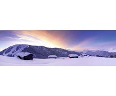 Scenolia Tableau Verre Acrylique ENCRENAZ 130 x 40 cm | DÃ©coration Murale Design Fait en France