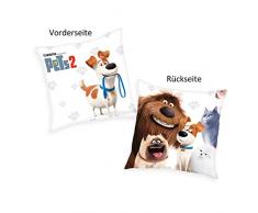 Herding Pets 2 Coussin Décoratif, Polyester, Blanc, 40 x 40 cm