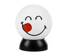 ONLI SM-2001/LW04 Lampe de Table Smiley World CIACCO, Blanc, avec Ampoule LED