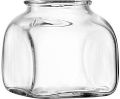 LSA International Umberto Vase, Verre, Claire, 15 cm