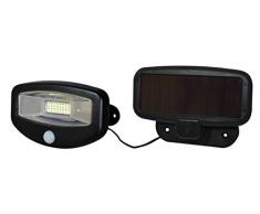 Tibelec 355540 projecteur solaire, Noir