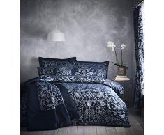 Portfolio Chêne Coussin rempli Jaquard, Bleu, 32 x 50 cm