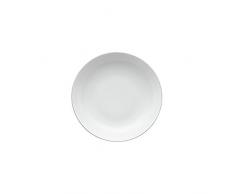 Thomas Medaillon 10319 Assiette Creuse en Porcelaine avec Bord Platine 19 cm
